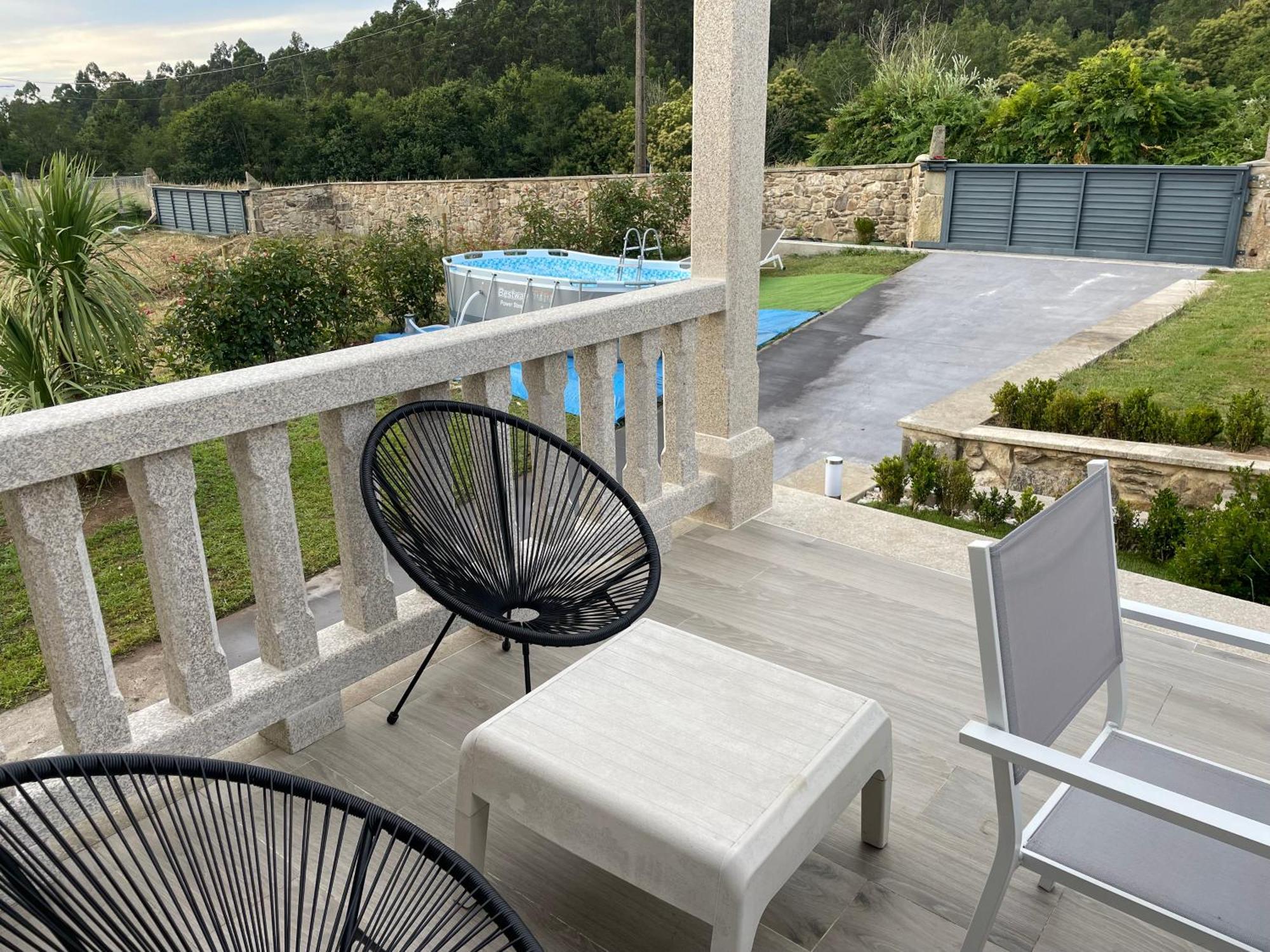 Casa Vanguardista En El Campo Cerca De Santiago 폰테베드라 외부 사진