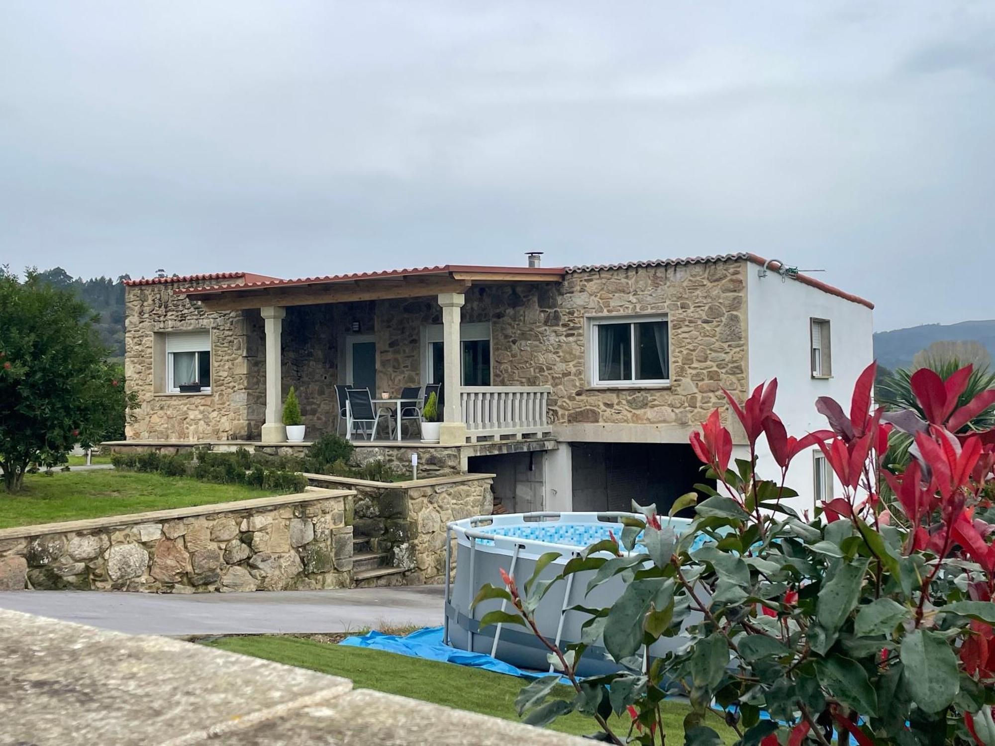 Casa Vanguardista En El Campo Cerca De Santiago 폰테베드라 외부 사진